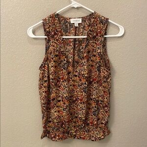 Evereve Floral Sleeveless Blouse